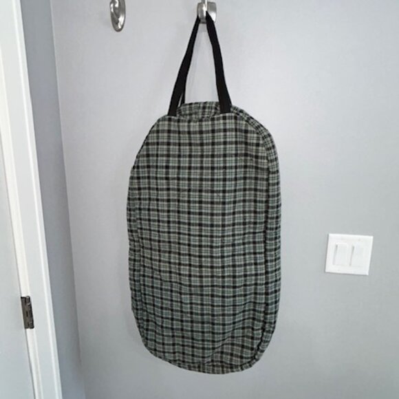 EUC Plaid Eng Saddle & Bridle Padded/Lined Carry Storage Cover Bag Baker-like - Picture 9 of 11